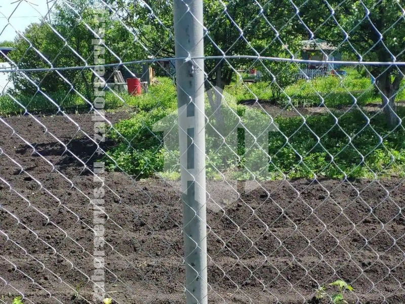 Забор из сетки рабицы с арматурой 78 метров