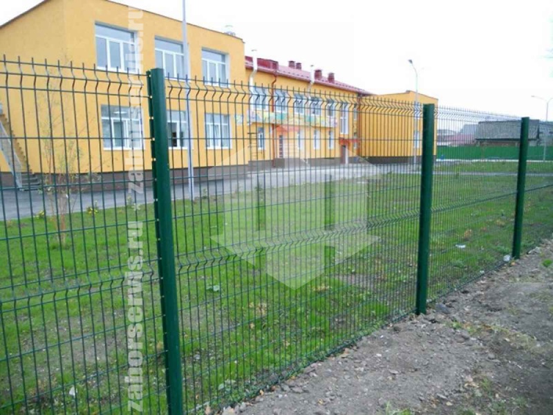 3D заборы для детского сада 10 соток 3,5мм
